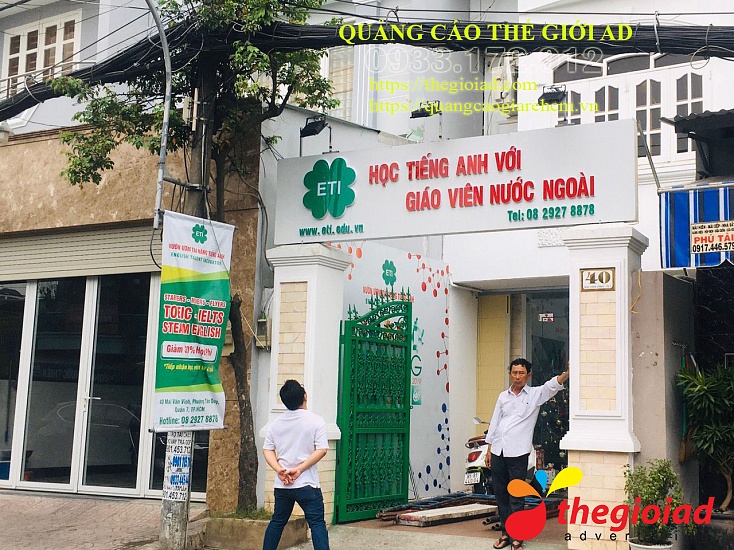 bảng hiệu trung tâm ngoại ngữ quận 4 bảng hiệu trung tâm ngoại ngữ quận 4