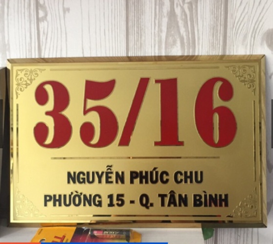 Kích Thước, Chất Liệu & Kỹ Thuật Làm Bảng Số Nhà Bền Đẹp, Đúng Chuẩn
