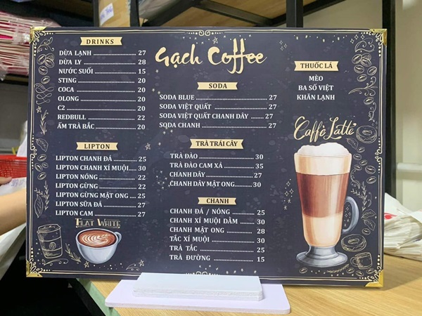 Địa chỉ in Menu quận 12 giá rẻ uy tín