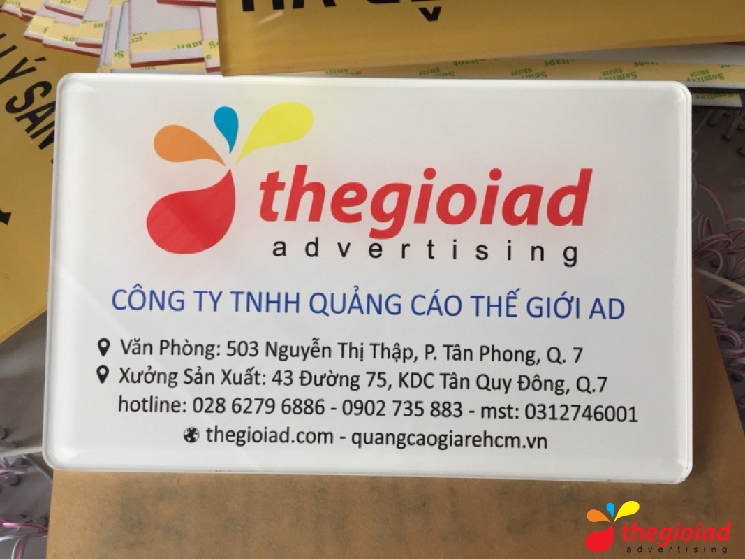 Bảng Mica tên công ty