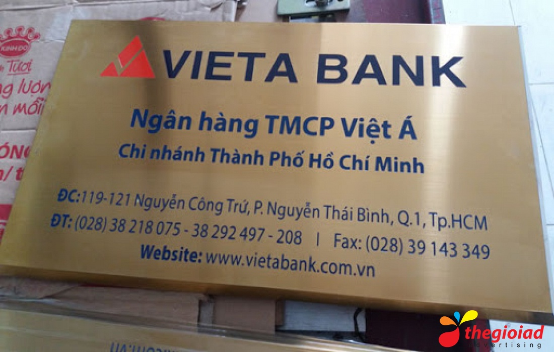 Bảng Công Ty Inox - Mica
