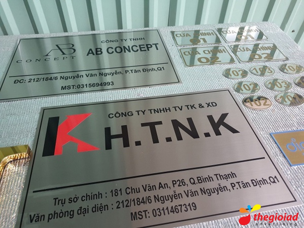 Bảng Inox Ăn Mòn