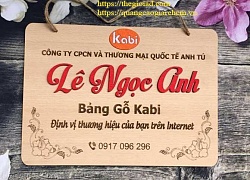 Bảng hiệu gỗ Kabi làm bằng chất liệu gì? Có bền hay không?