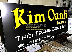 Mẫu Bảng Hiệu Đẹp Cho Shop Quần Áo Thời Trang Tại TPHCM
