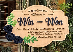 Làm bảng gỗ tên shop TPHCM | Bảng gỗ khắc tên treo trang trí giá rẻ