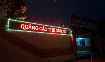 Báo Giá Làm Bảng Hiệu Đèn LED Chạy Chữ Tại TP.HCM | Thế Giới AD