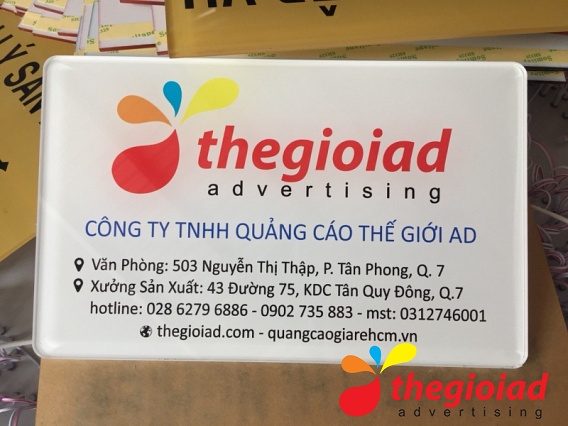 Bảng Mica tên công ty