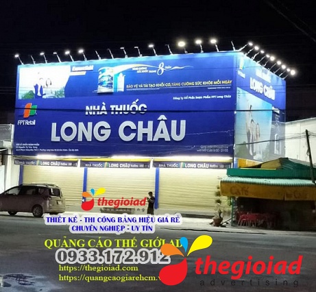 Bảng Hiệu Nhà thuốc Long Châu