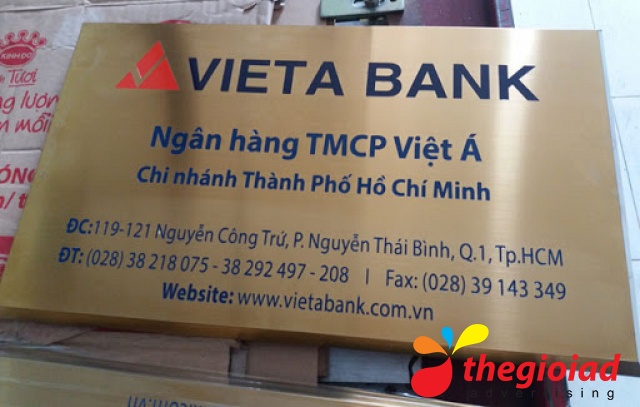 Bảng Công Ty Inox - Mica