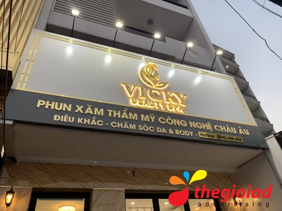 Bảng Hiệu Chữ Inox Spa