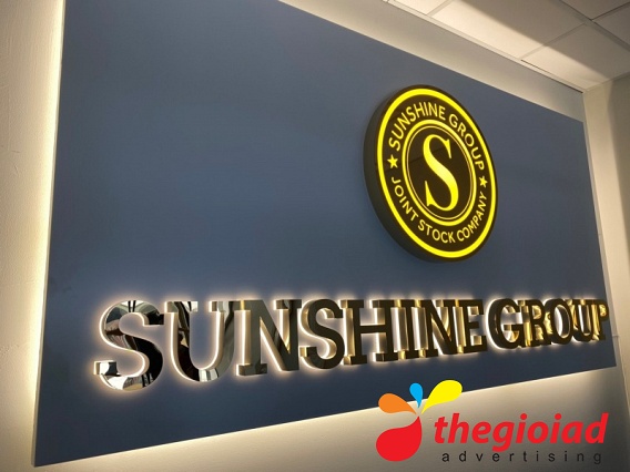 Bảng hiệu Chữ Inox - Đèn Led