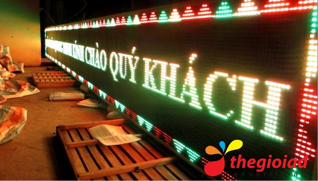 Mẫu bảng LED lời chào cho khu vực đón khách