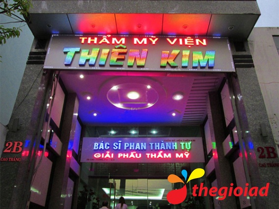Bộ mẫu bảng hiệu LED cho thẩm mỹ viện