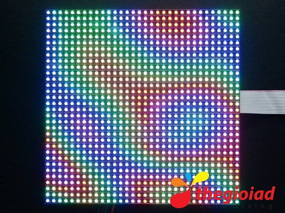 Mẫu tấm hiển thị LED nhiều màu