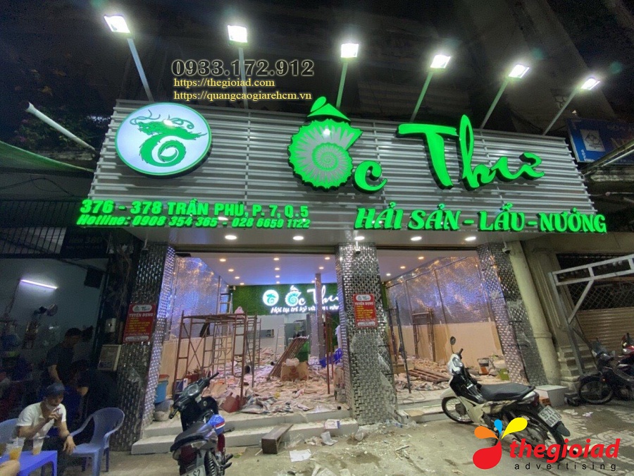 Ảnh bảng hiệu tham khảo – Thiết kế, thi công bảng hiệu quảng cáo Quận 5