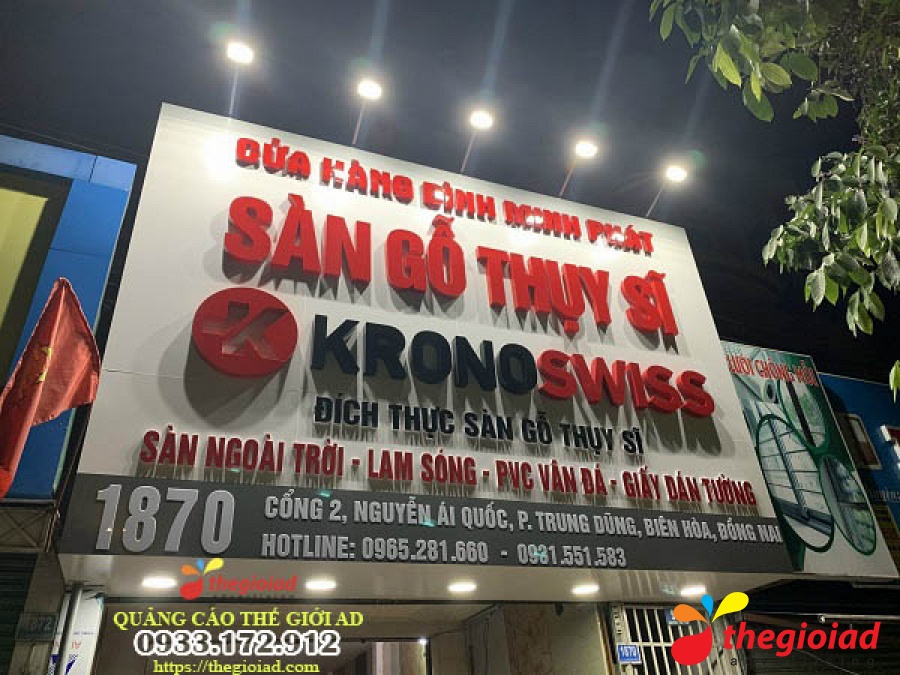 Ảnh bảng hiệu tham khảo – Thiết kế, thi công bảng hiệu quảng cáo tại TP.HCM
