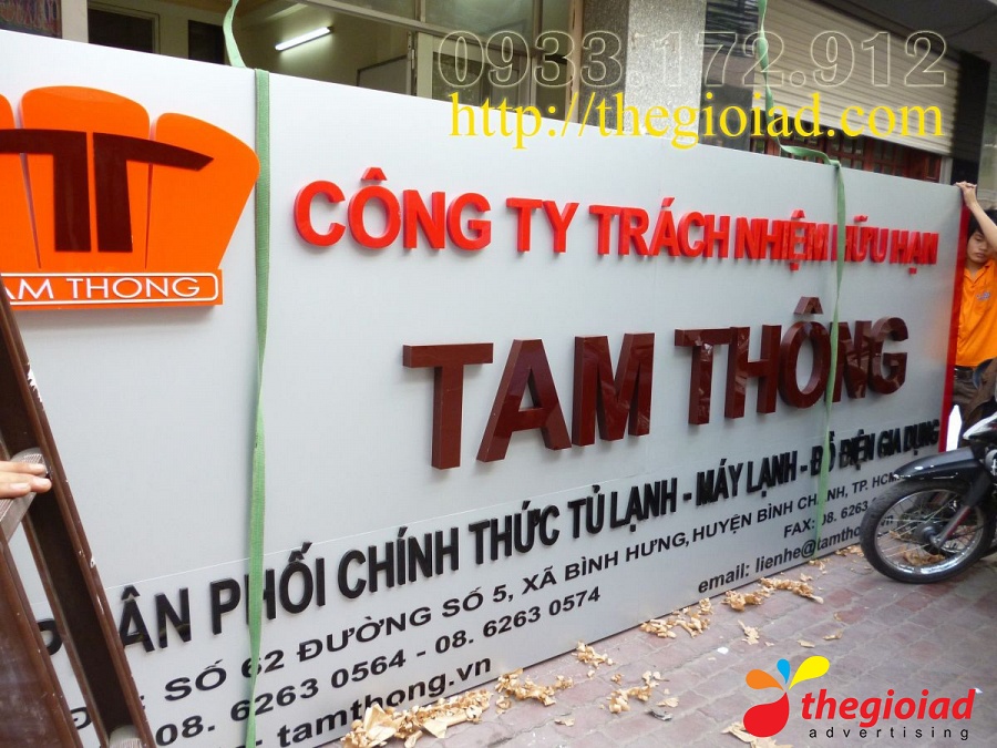 Ảnh bảng hiệu tham khảo – Thiết kế, thi công bảng hiệu quảng cáo Quận 5