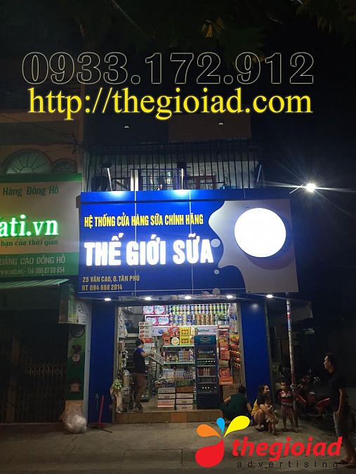 Ảnh bảng hiệu tham khảo – Thiết kế, thi công bảng hiệu quảng cáo Quận 5