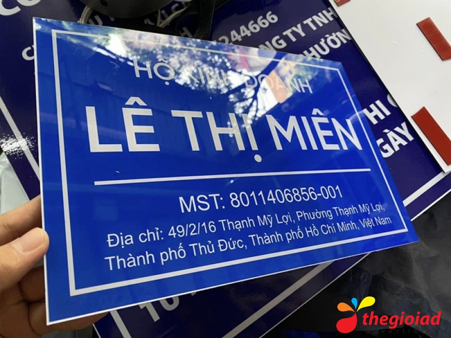 Ảnh bảng hiệu tham khảo – Bố trí bảng hiệu công ty