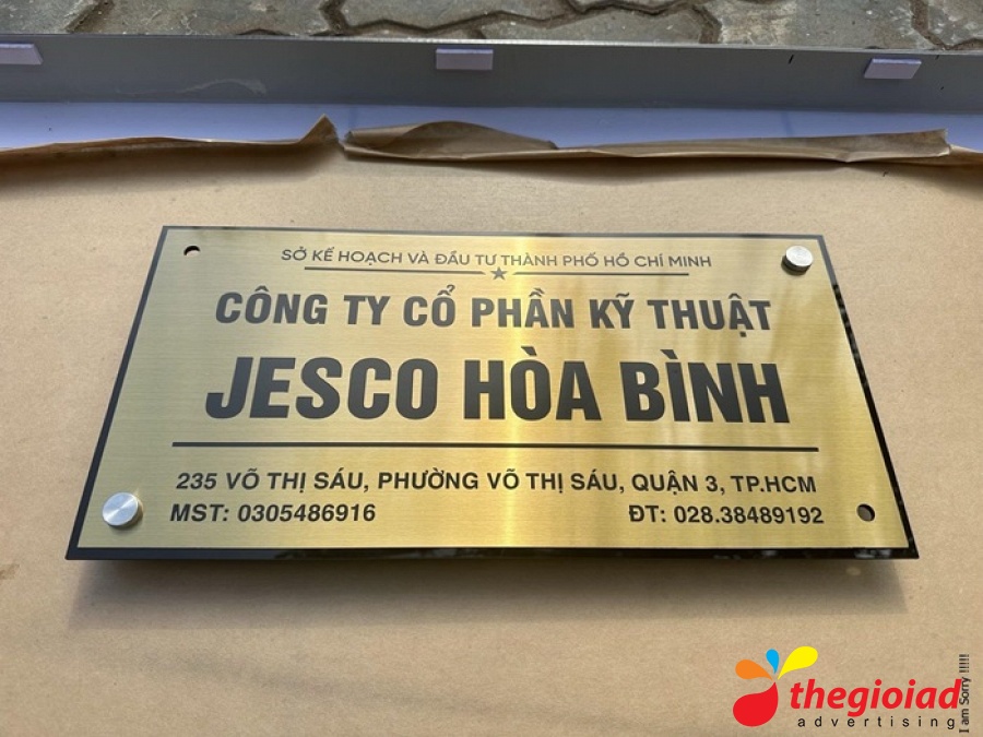 Ảnh bảng hiệu tham khảo – Bố trí bảng hiệu công ty