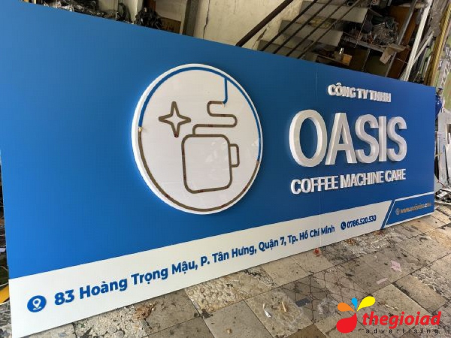 Ảnh bảng hiệu tham khảo – Bố trí bảng hiệu công ty