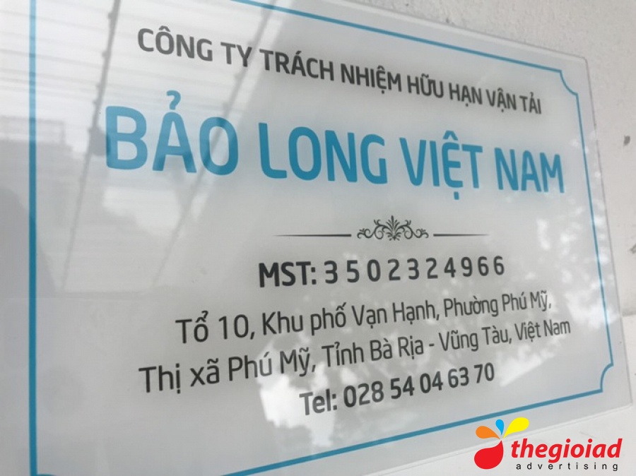 Ảnh bảng hiệu tham khảo – Các loại bảng công ty: biển tấm hay chữ rời?