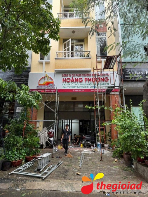 Ảnh bảng hiệu tham khảo – Chi phí làm bảng công ty: dự trù theo từng hạng mục