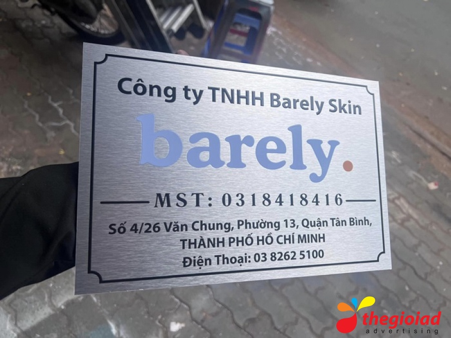 Ảnh bảng hiệu tham khảo – Chi phí làm bảng công ty: dự trù theo từng hạng mục