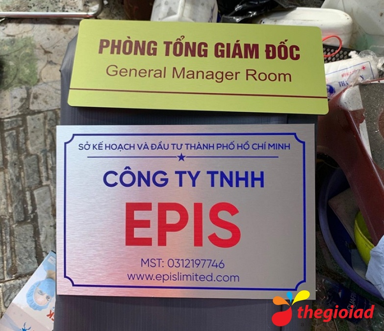 Ảnh bảng hiệu tham khảo – Chi phí làm bảng công ty: dự trù theo từng hạng mục