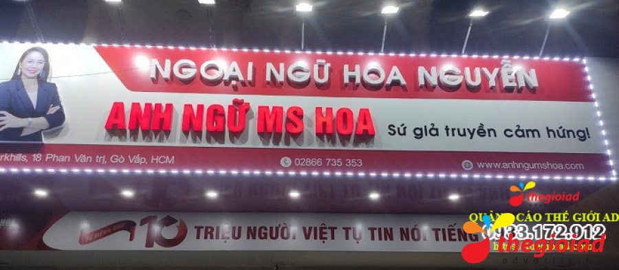 Ảnh bảng hiệu tham khảo – Thiết kế, thi công bảng hiệu quảng cáo tại TP.HCM
