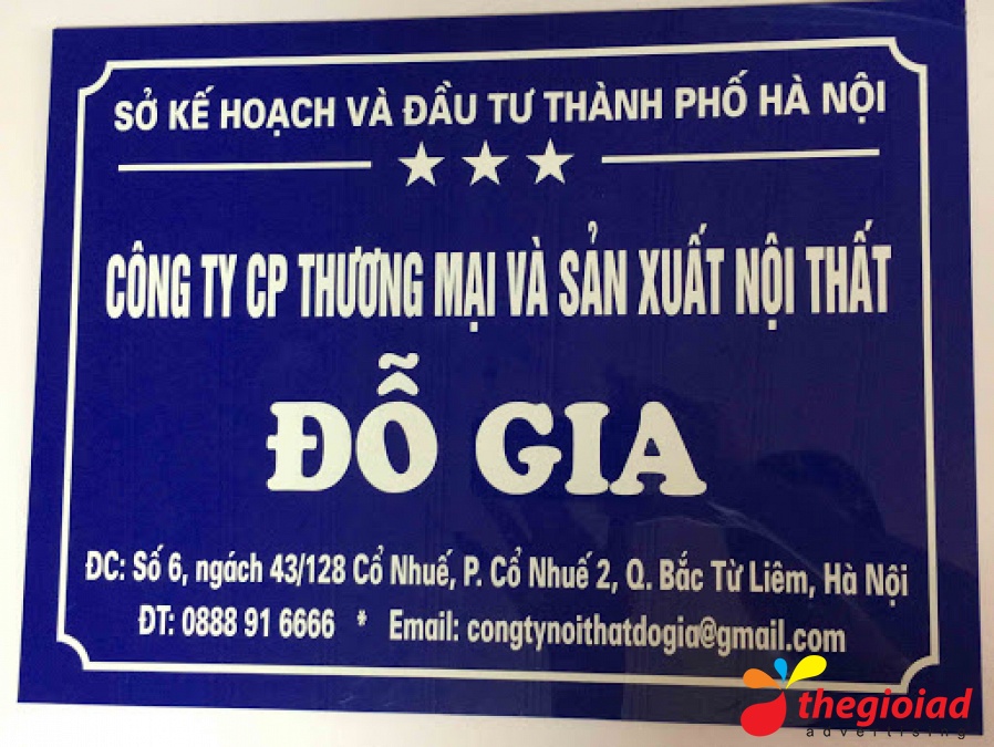 Bảng Công Ty Inox - Mica – góc nhìn 9