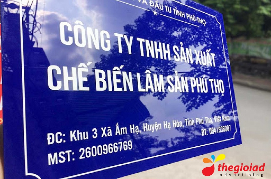 Bảng Công Ty Inox - Mica – góc nhìn 8
