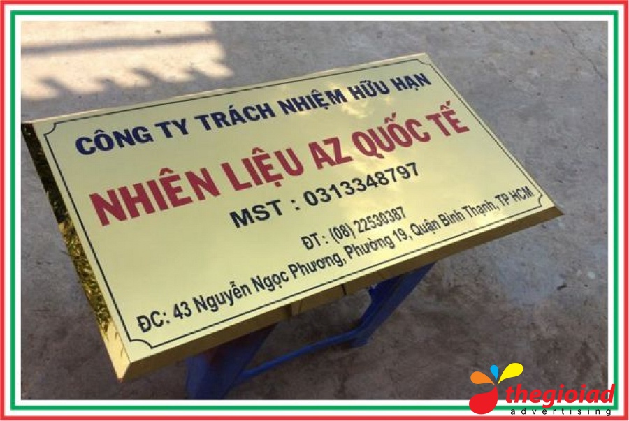 Bảng Công Ty Inox - Mica – góc nhìn 7