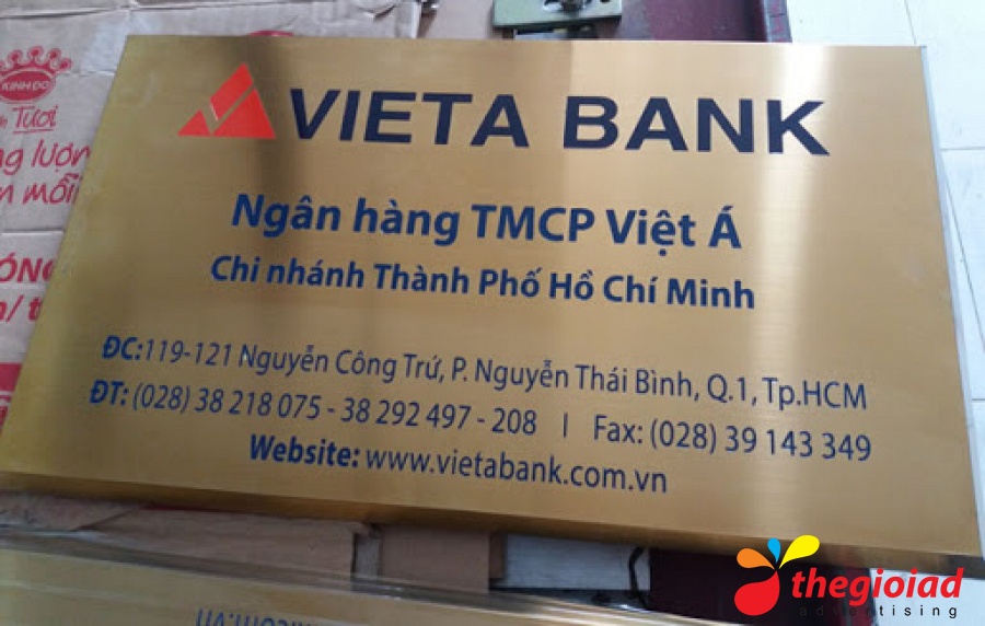 Bảng Công Ty Inox - Mica – góc nhìn 4