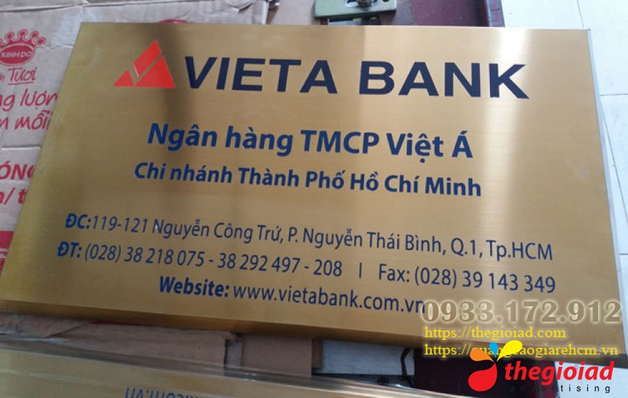 Ảnh bảng hiệu tham khảo – Làm bảng hiệu, bảng tên công ty tại TP.HCM