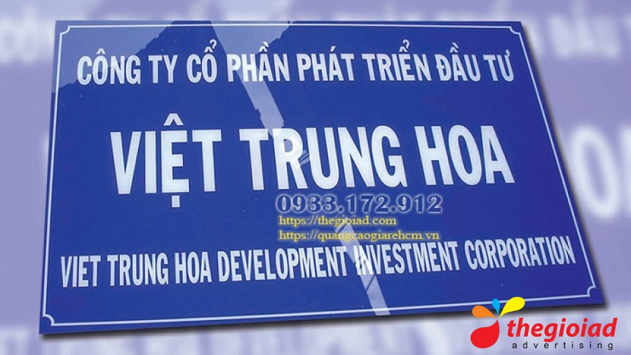 Ảnh bảng hiệu tham khảo – Làm bảng hiệu, bảng tên công ty tại TP.HCM