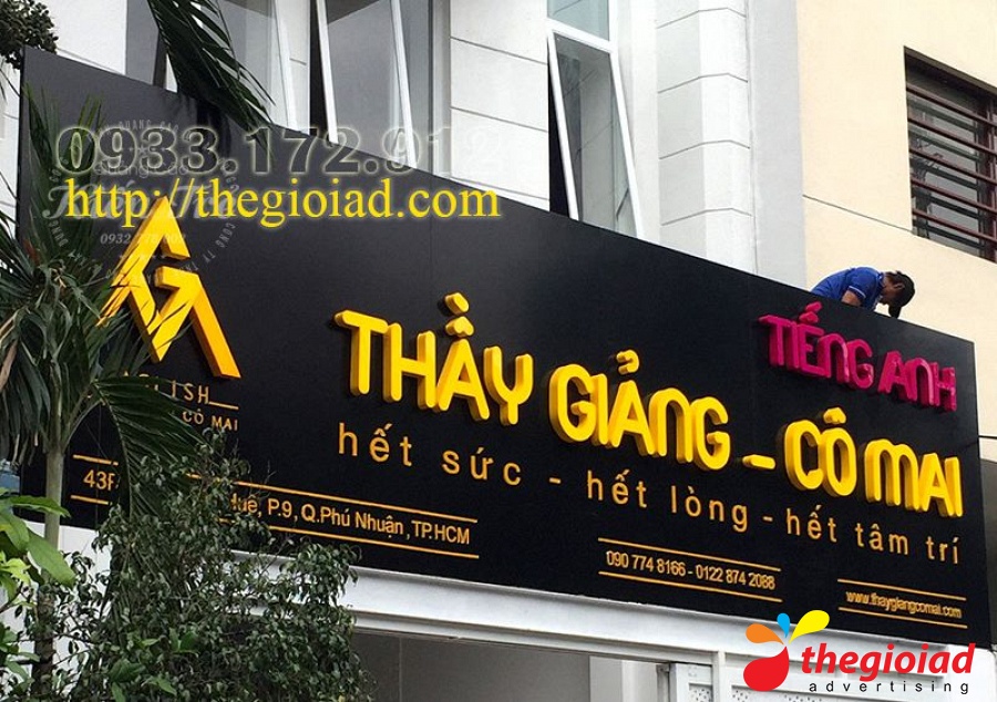 Ảnh bảng hiệu tham khảo – Thiết kế, thi công bảng hiệu quảng cáo Cần Giờ
