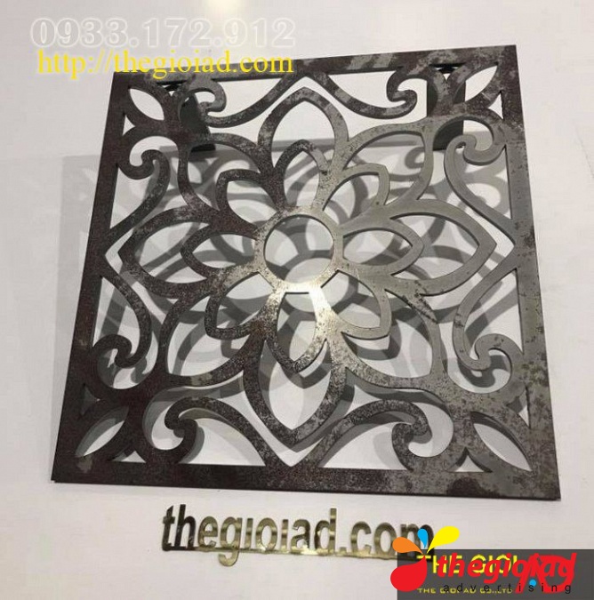 Ảnh bảng hiệu tham khảo – Cắt Inox, sắt theo file cho quảng cáo tại TP.HCM
