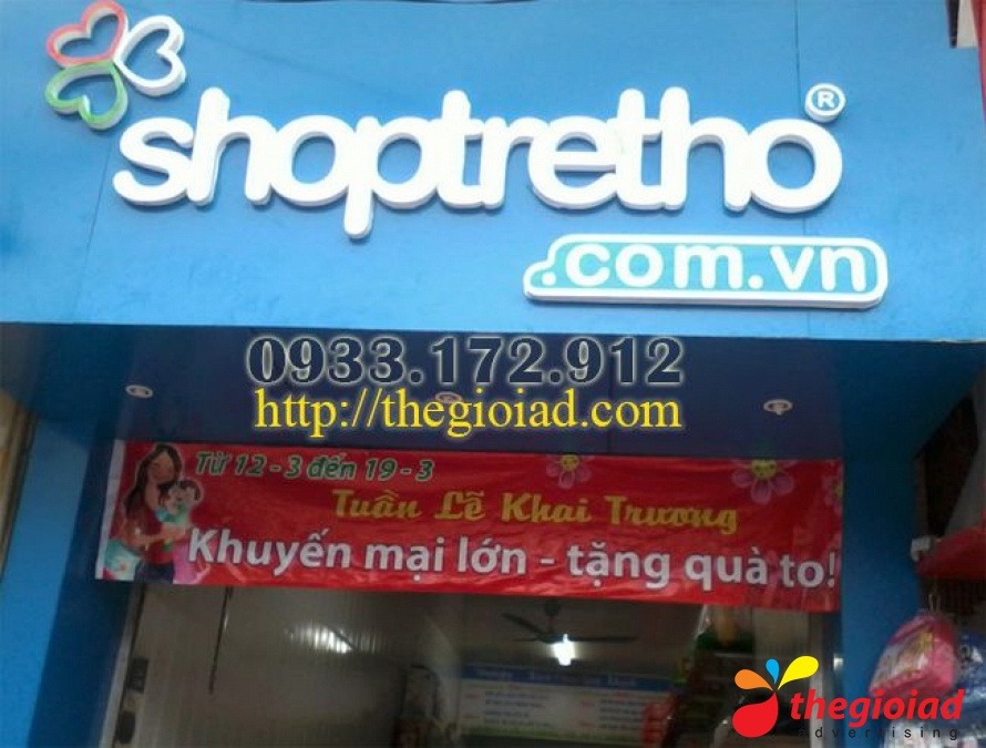 Ảnh bảng hiệu tham khảo – Làm bảng hiệu, bảng tên công ty tại TP.HCM