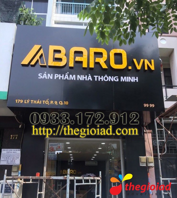 Ảnh bảng hiệu tham khảo – Làm bảng hiệu, bảng tên công ty tại TP.HCM