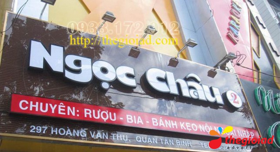 Ảnh bảng hiệu tham khảo – Thiết kế, thi công bảng hiệu quảng cáo Quận 5