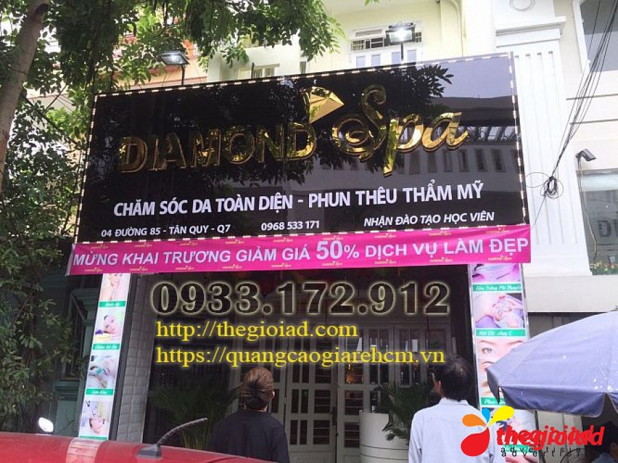 Ảnh bảng hiệu tham khảo – Làm bảng hiệu, bảng tên công ty tại TP.HCM