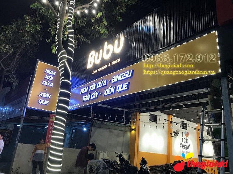 Ảnh bảng hiệu tham khảo – Thiết kế, thi công bảng hiệu quảng cáo Quận 1