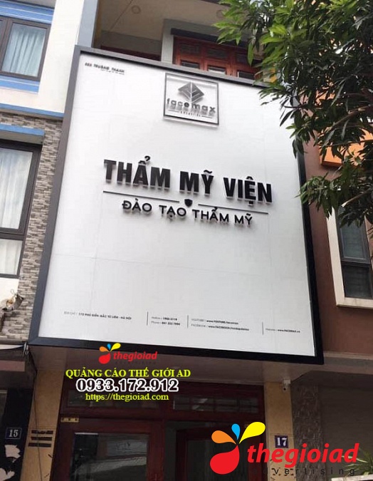 Ảnh bảng hiệu tham khảo từ bài viết Thế Giới AD