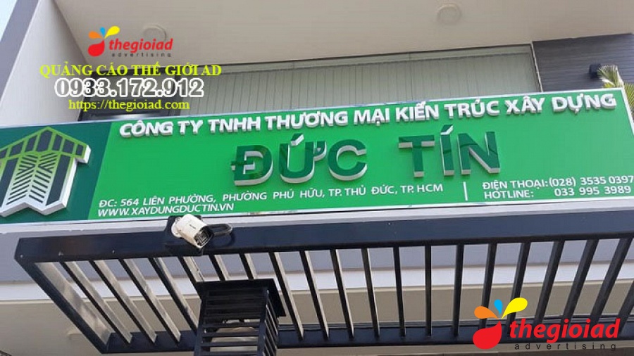 Ảnh bảng hiệu tham khảo từ bài viết Thế Giới AD