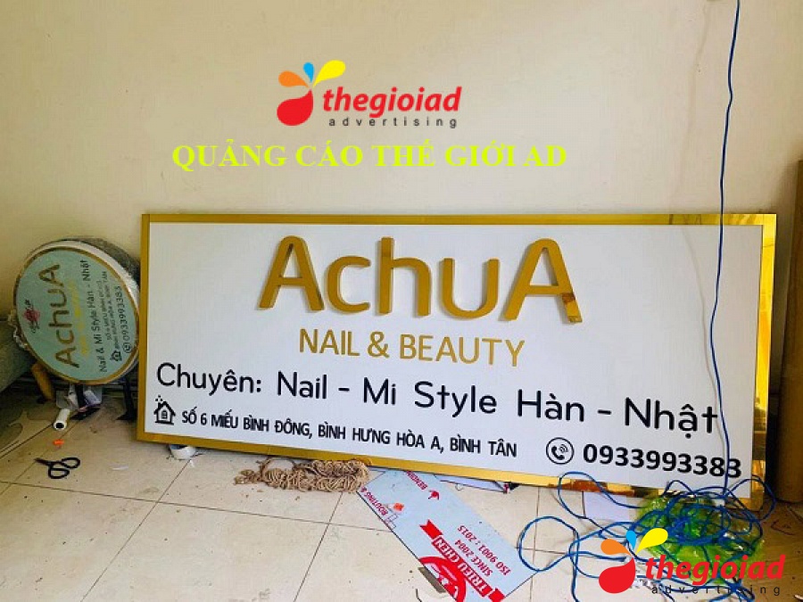 Ảnh bảng hiệu tham khảo – Thiết kế, thi công bảng hiệu quảng cáo Quận 4
