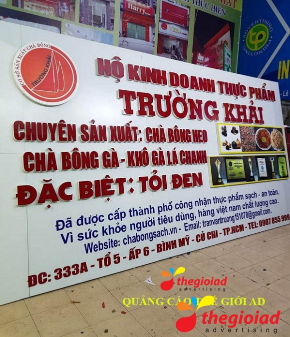 Ảnh bảng hiệu tham khảo – Thiết kế, thi công bảng hiệu quảng cáo Quận 4