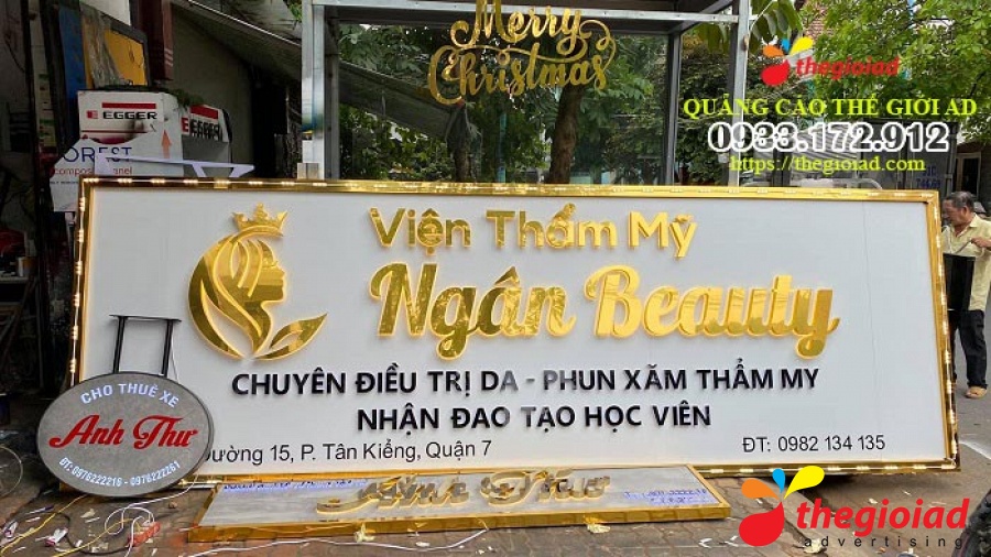 Ảnh bảng hiệu tham khảo – Thiết kế, thi công bảng hiệu quảng cáo tại TP.HCM