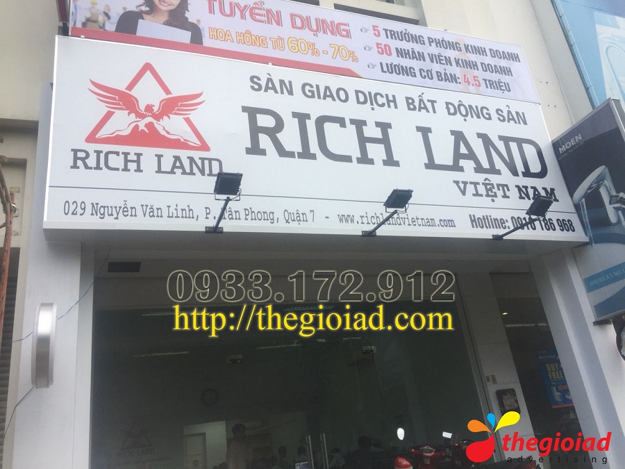 Ảnh bảng hiệu tham khảo – Thiết kế, thi công bảng hiệu quảng cáo Nhà Bè