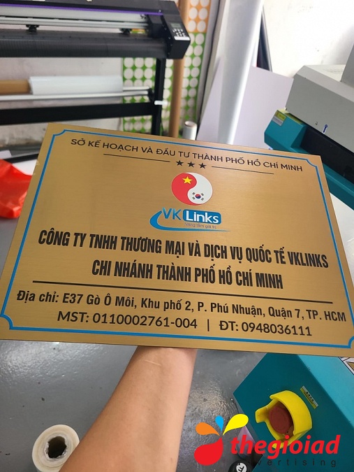 Ảnh bảng hiệu tham khảo – Làm bảng hiệu, bảng tên công ty tại TP.HCM
